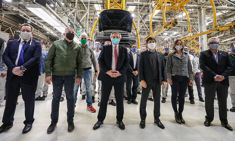 Volkswagen Group Argentina recibió al presidente de la Nación y al gobernador de la Provincia de Buenos Aires en su planta de General Pacheco